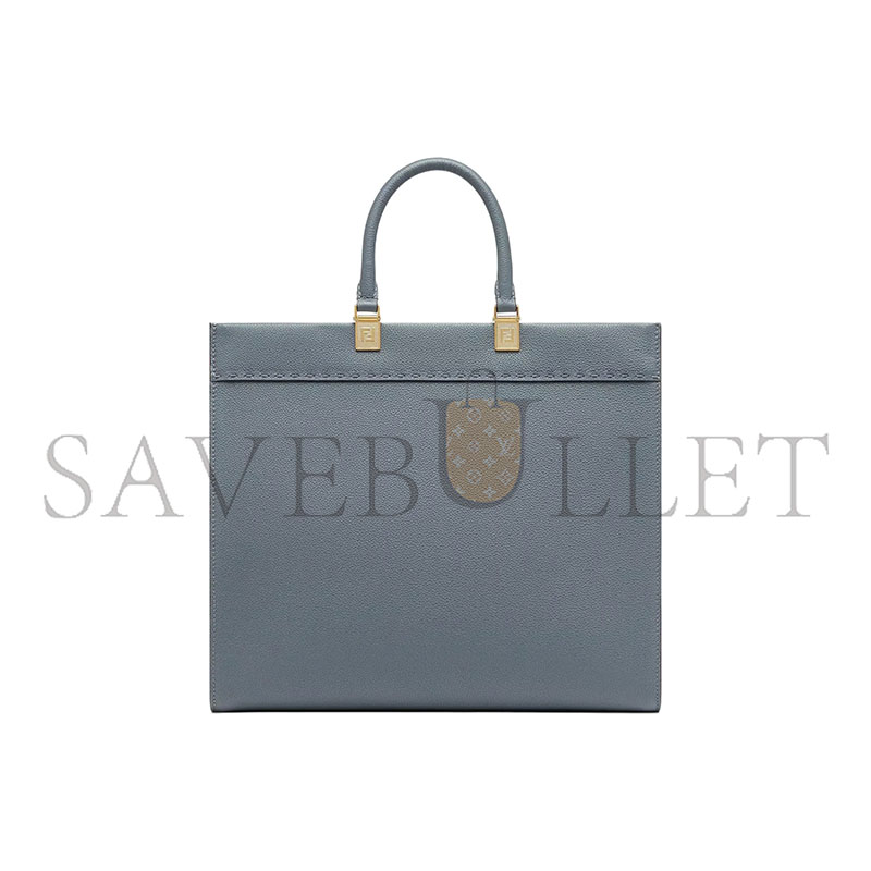 FENDI SUNSHINE MEDIUM LEATHER BLUE 8BH414AS79F1PPT (35*31*17cm)